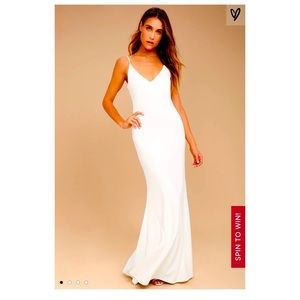 COPY - Infinite Glory White Maxi Dress